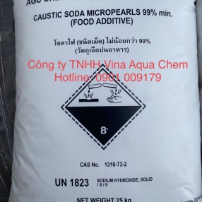 CAUSTIC SODA MICROPEARL 99% (NAOH HẠT THÁI LAN)